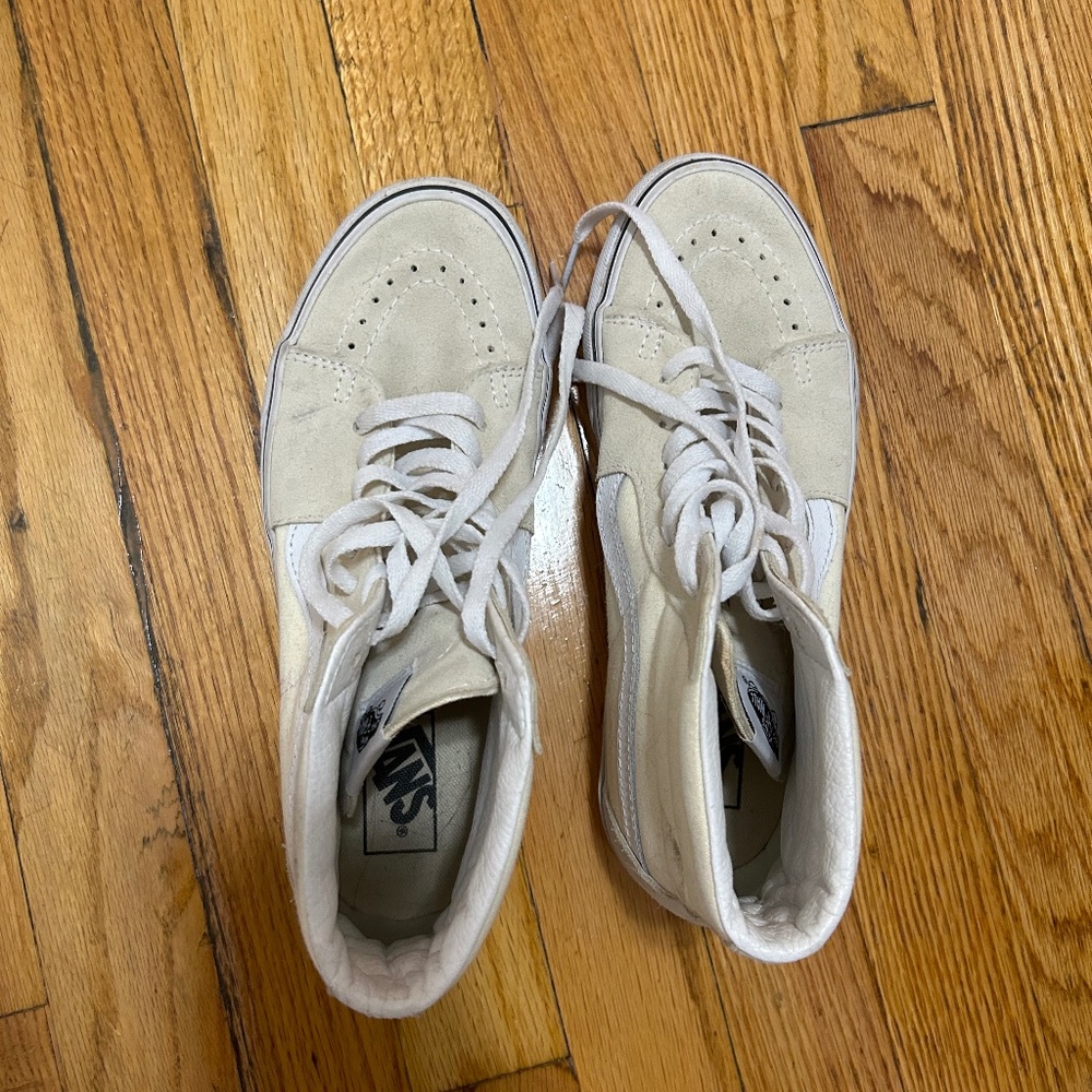 Off white high top vans